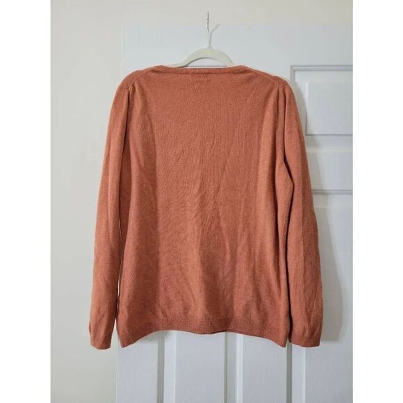 PURE COLLECTION V-neck Cashmere Sweater 14/16 - Picture 3 of 6